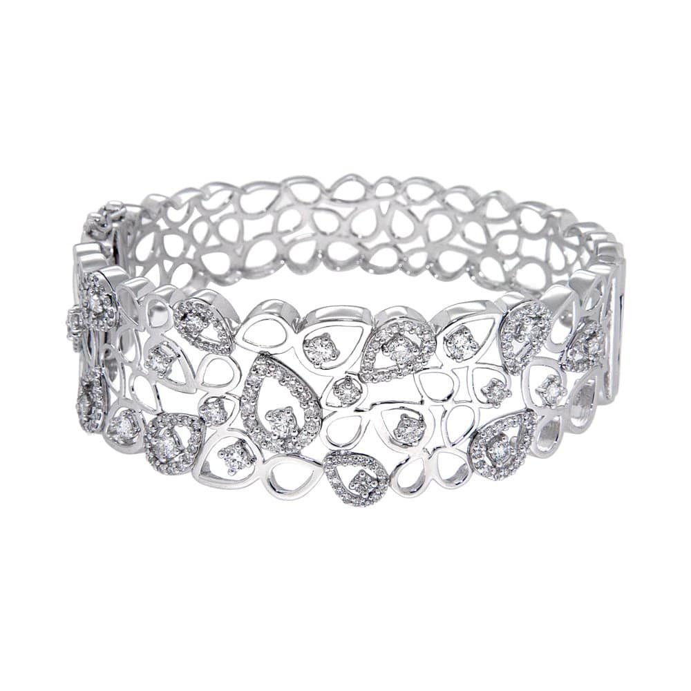 D'sire Gold and Diamond Bangle