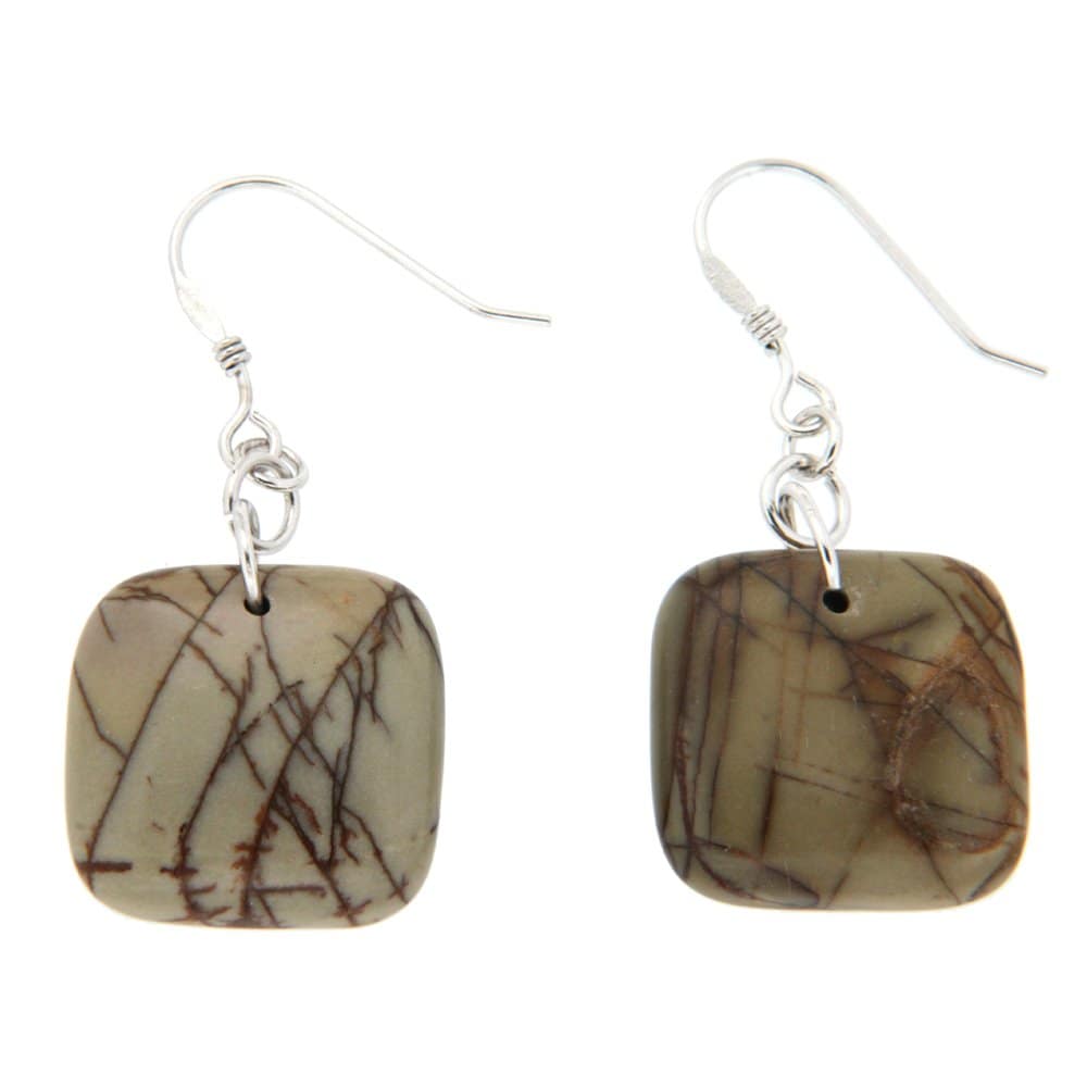 Pearlz Ocean Picasso Jasper EarRings