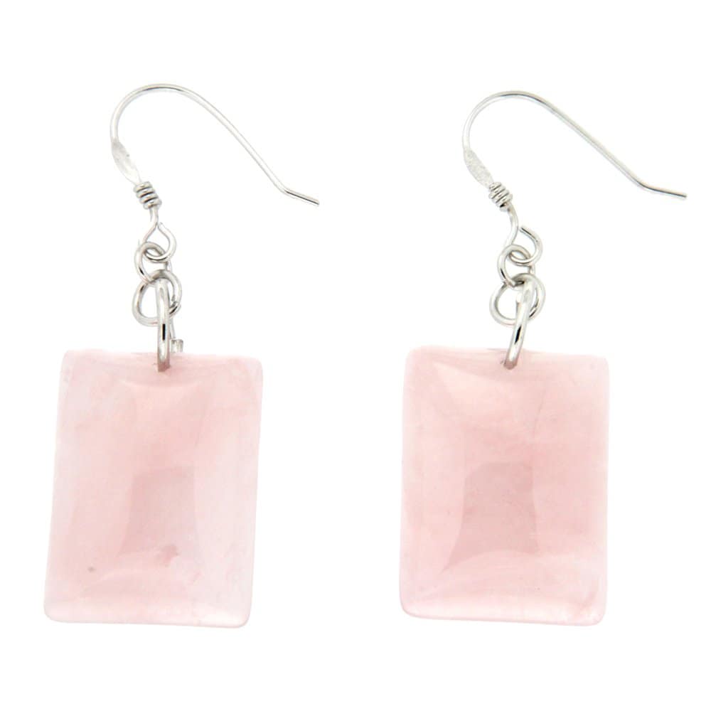 Pearlz Ocean Rose Quartz EarRings