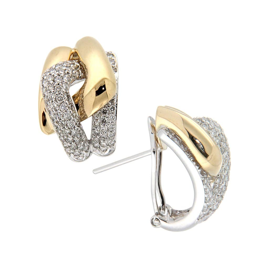 D'sire Gold and Diamond Earrings