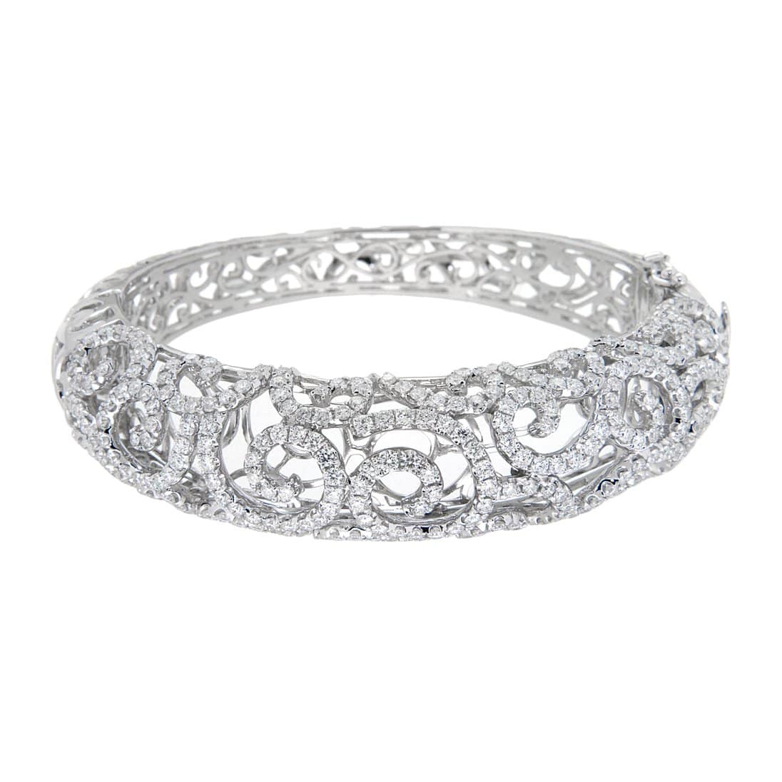 D'sire Gold and Diamond Bangle