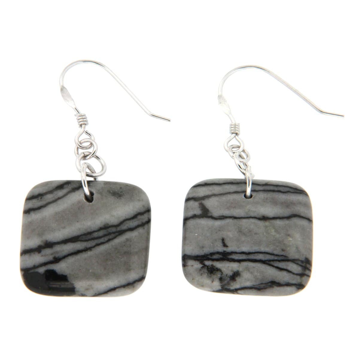 Pearlz Ocean Zebra Jasper EarRings