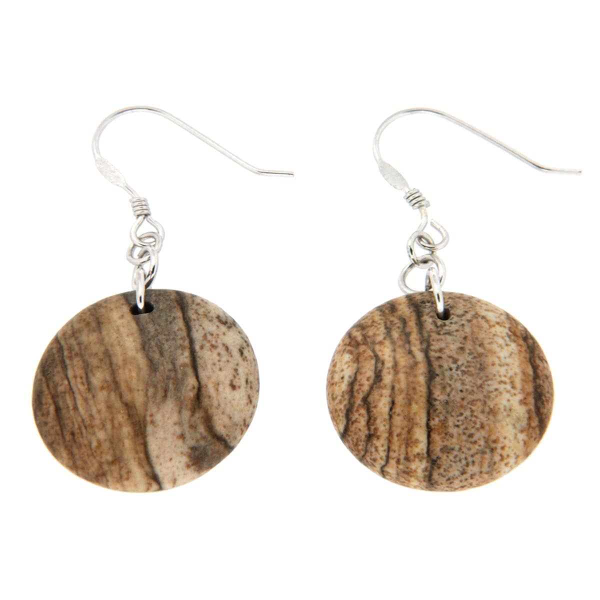Pearlz Ocean Picture Jasper EarRings