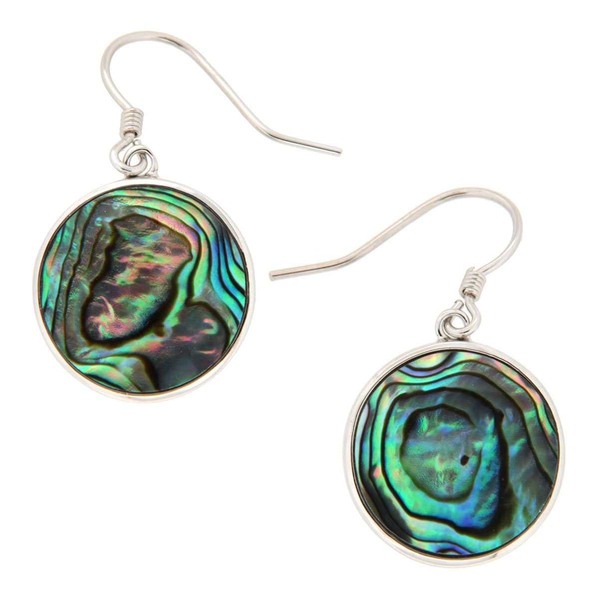 Pearlz Ocean Sterling Silver Abalone Shell EarRings