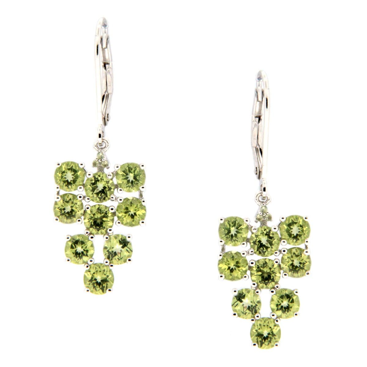 GGL Sterling Silver Peridot EarRings