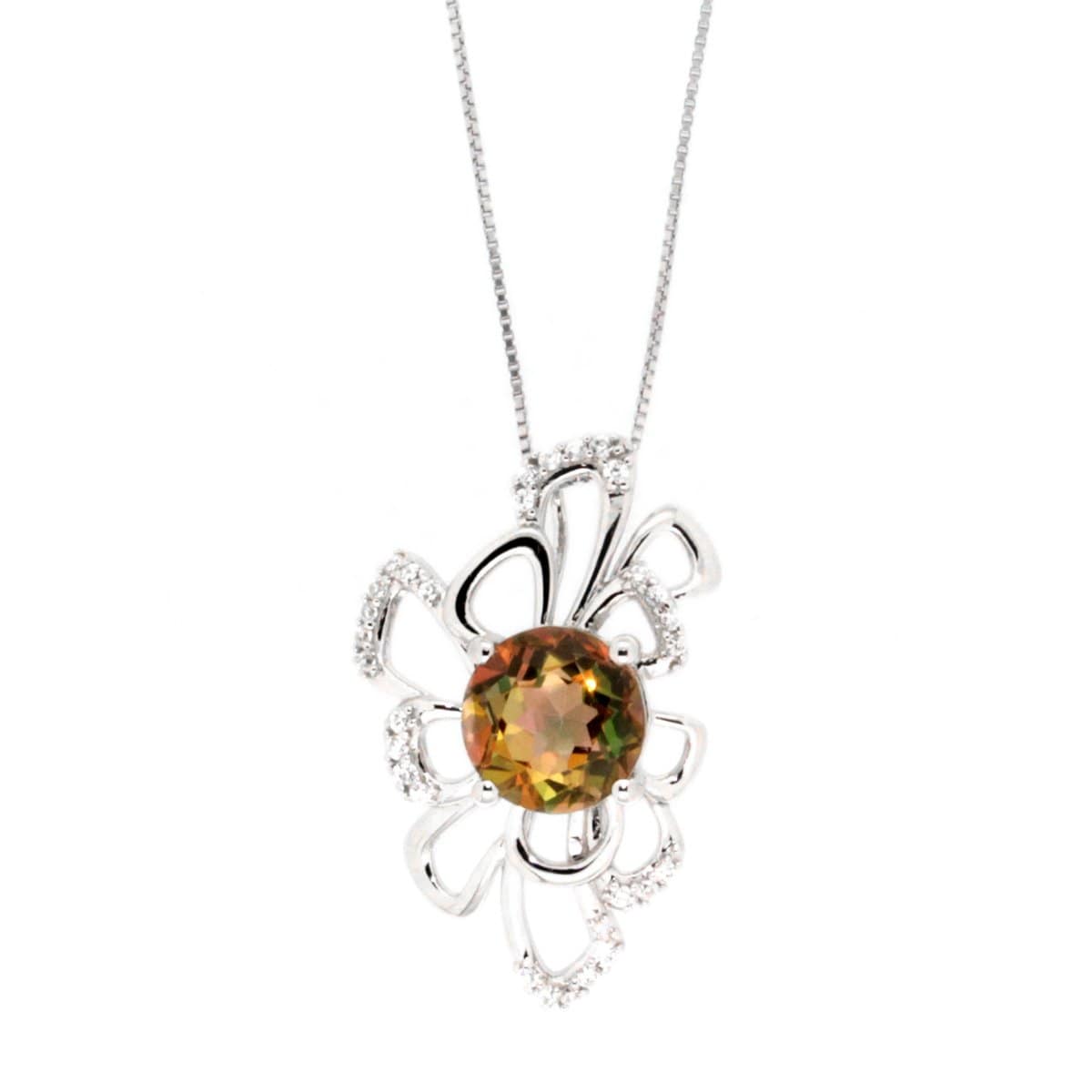 GGL Sterling Silver Mango Magic Topaz Pendant