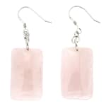 Pearlz Ocean Rose Quartz EarRings