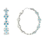 GGL Sterling Silver Neon Apatite Earrings