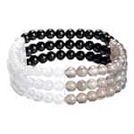 Pearlz Ocean Natural Healing Gemstone Round 6mm Crystal Bead 8 Inch Long Handmade Bracelet for Women Girls