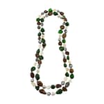 Pearlz Ocean Multicolor Freshwater Cultured Pearl 45 Inches Endless Necklace Jewelry for Women