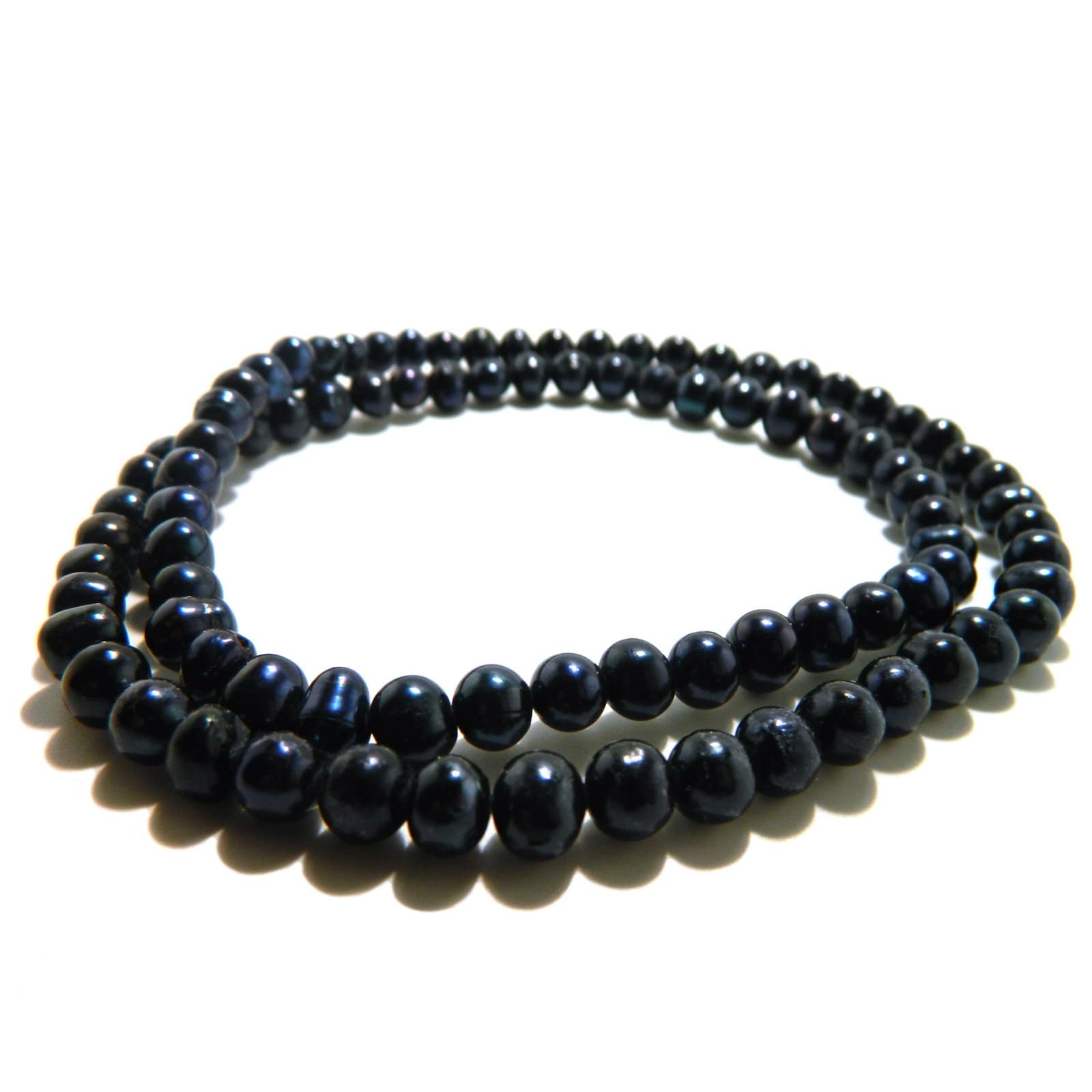 Pearlz Ocean Deep Blue Freshwater Pearl Endless Necklace