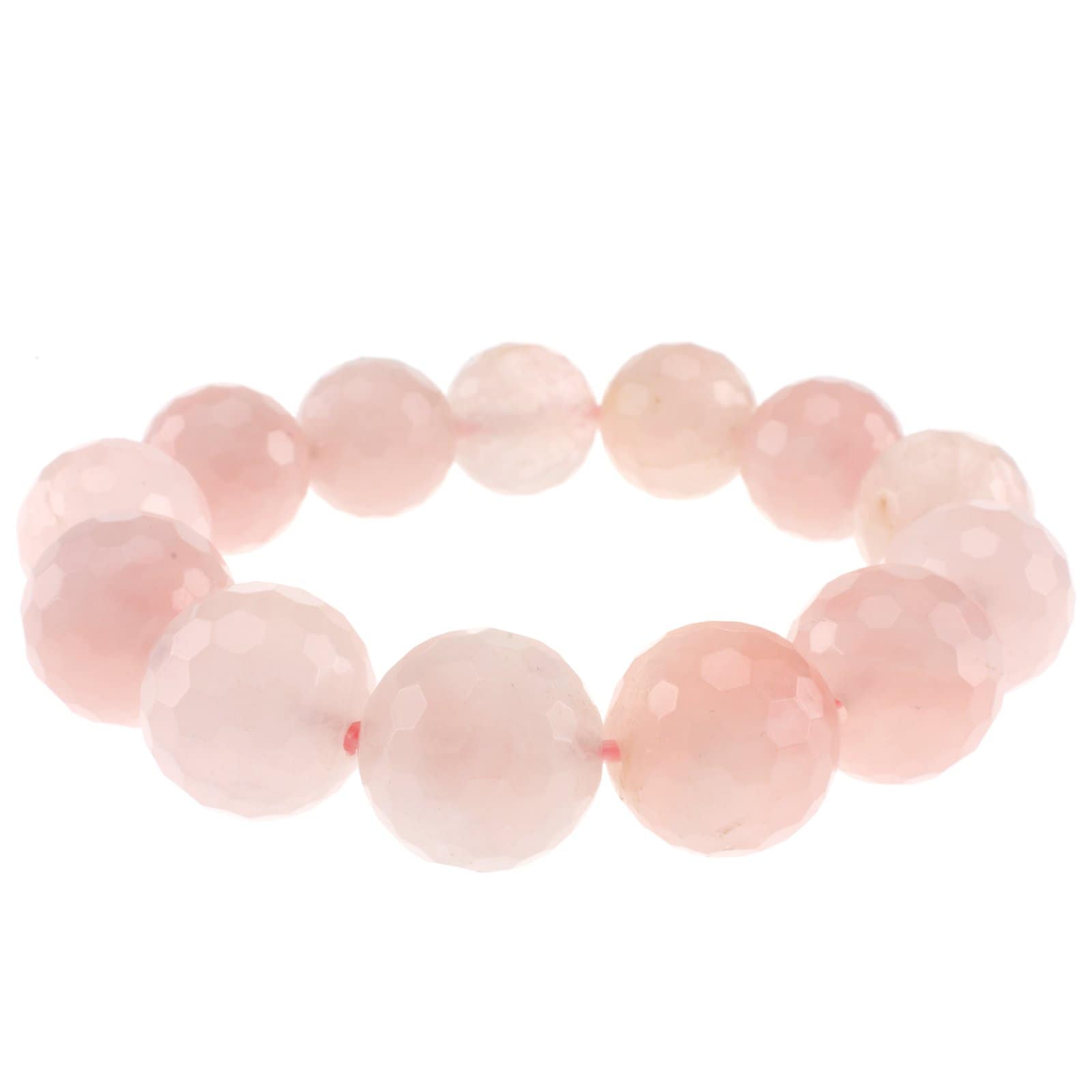 Pearlz Ocean Rose Quartz Stretch Bracelet