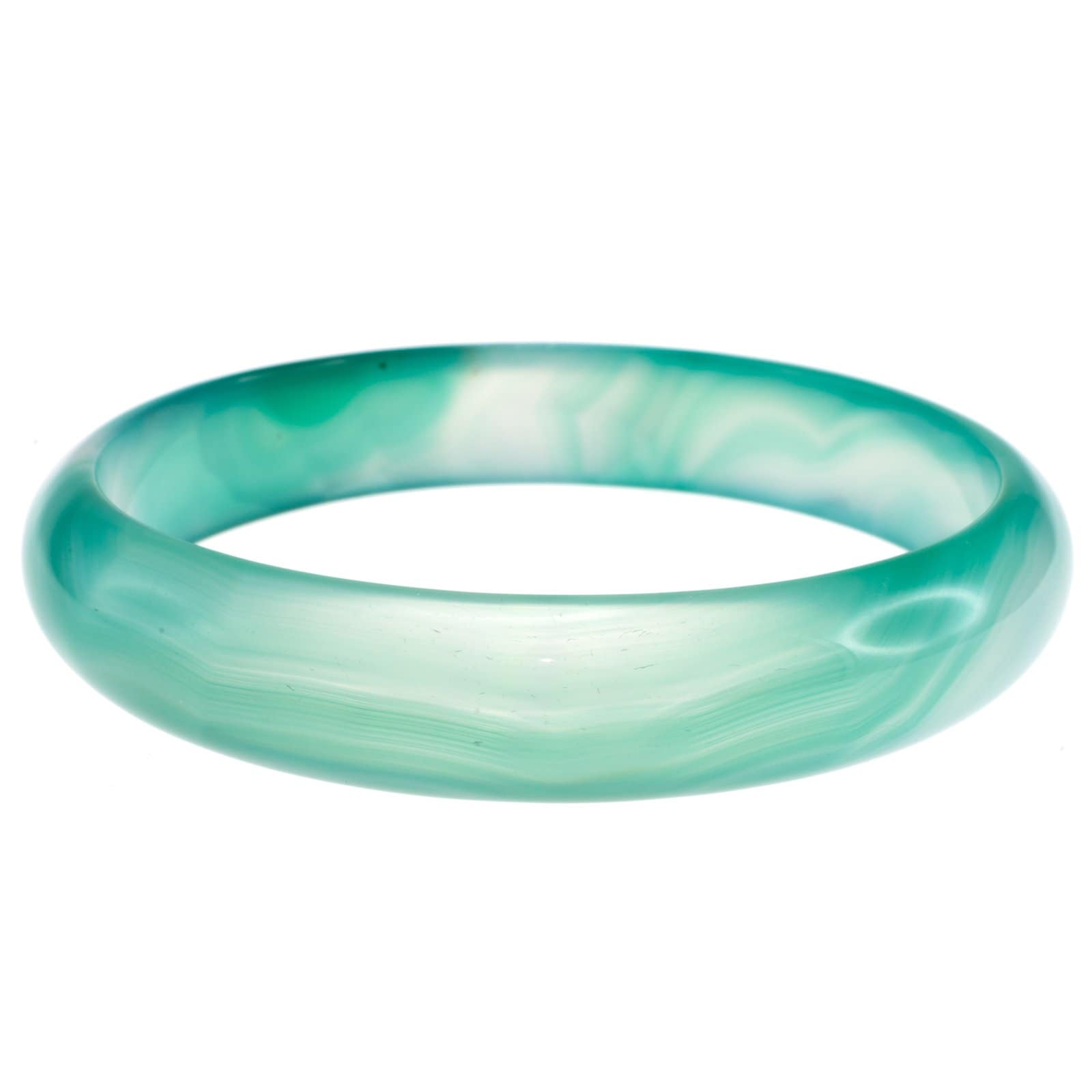 Pearlz Ocean Green Agate Bangle
