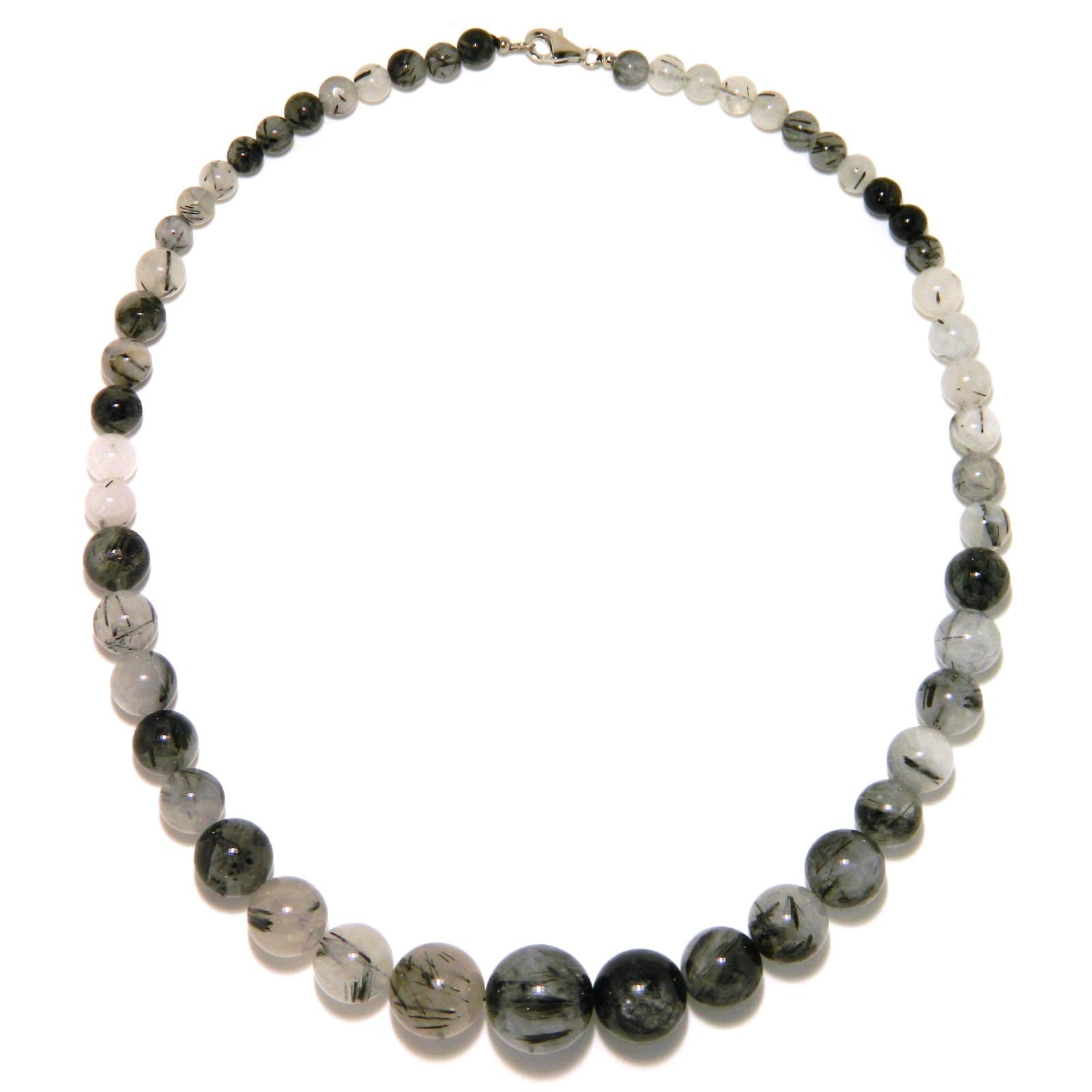 Pearlz Ocean Black Rutilated Quartz Journey Necklace