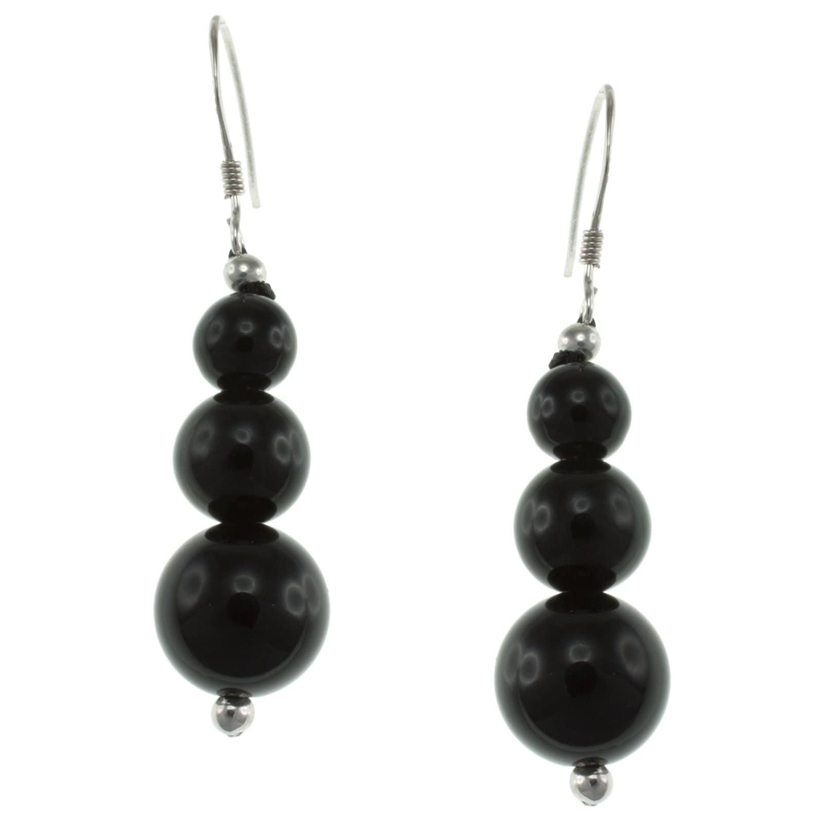 Pearlz Ocean Black Onyx Journey EarRings