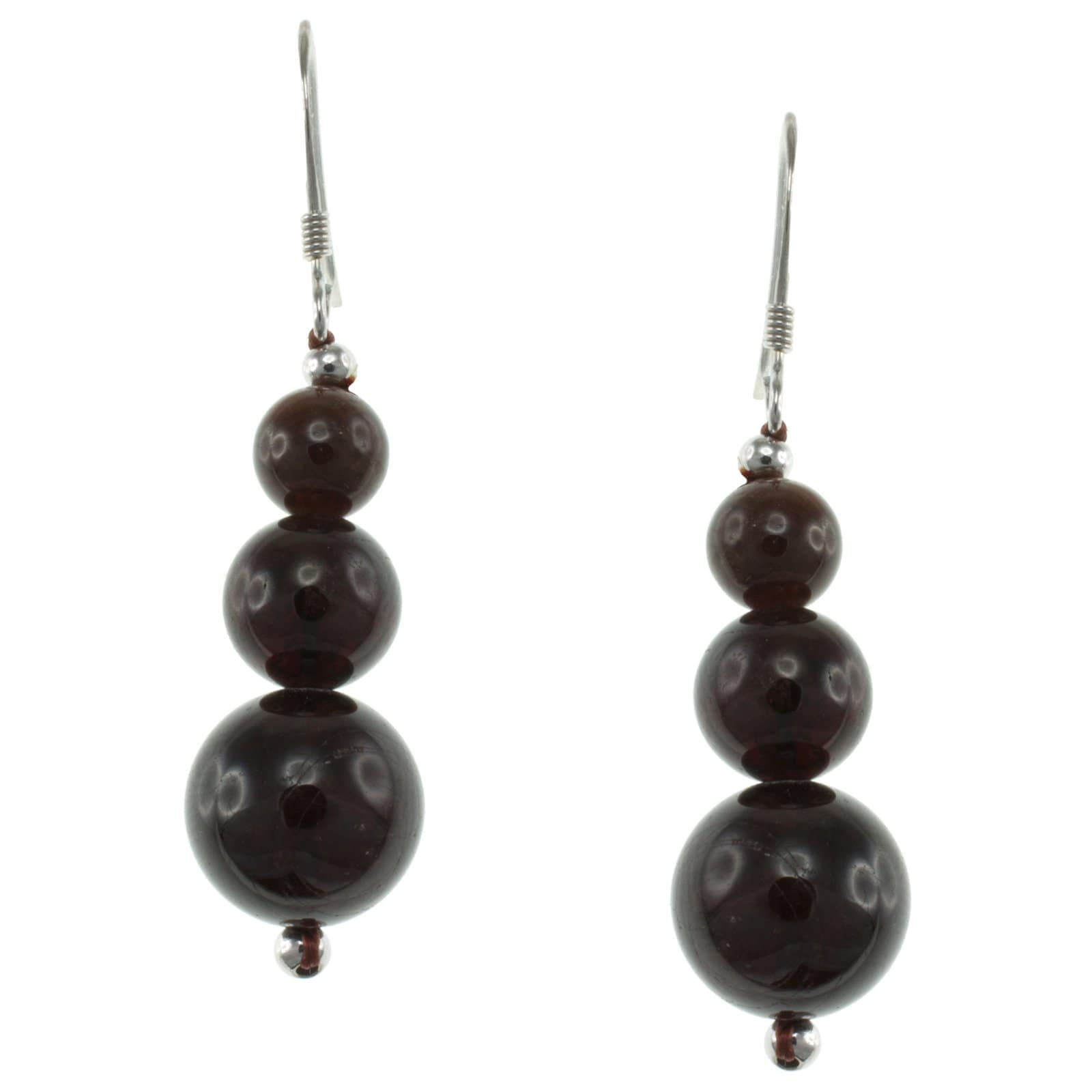 Pearlz Ocean Garnet Journey EarRings