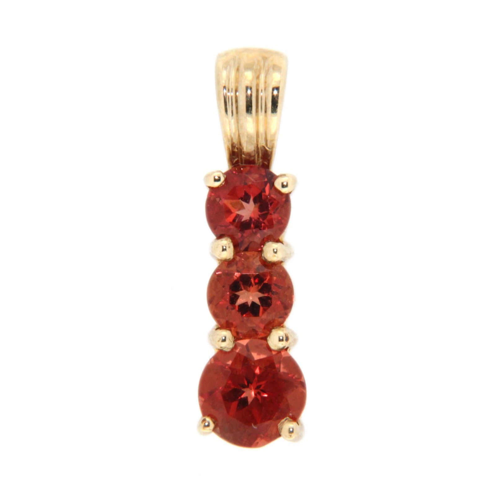 GGL Red Labradorite10k Gold Pendant