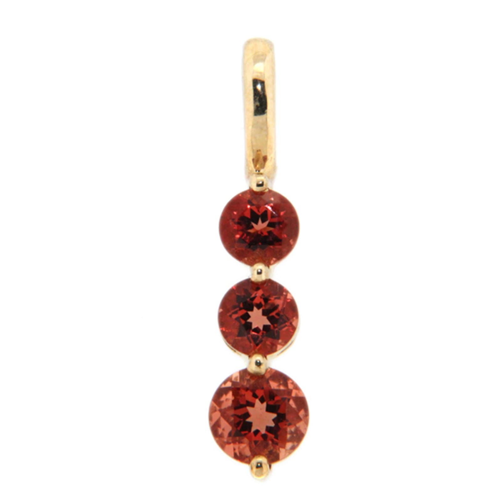 GGL Red Labradorite10k Gold Pendant