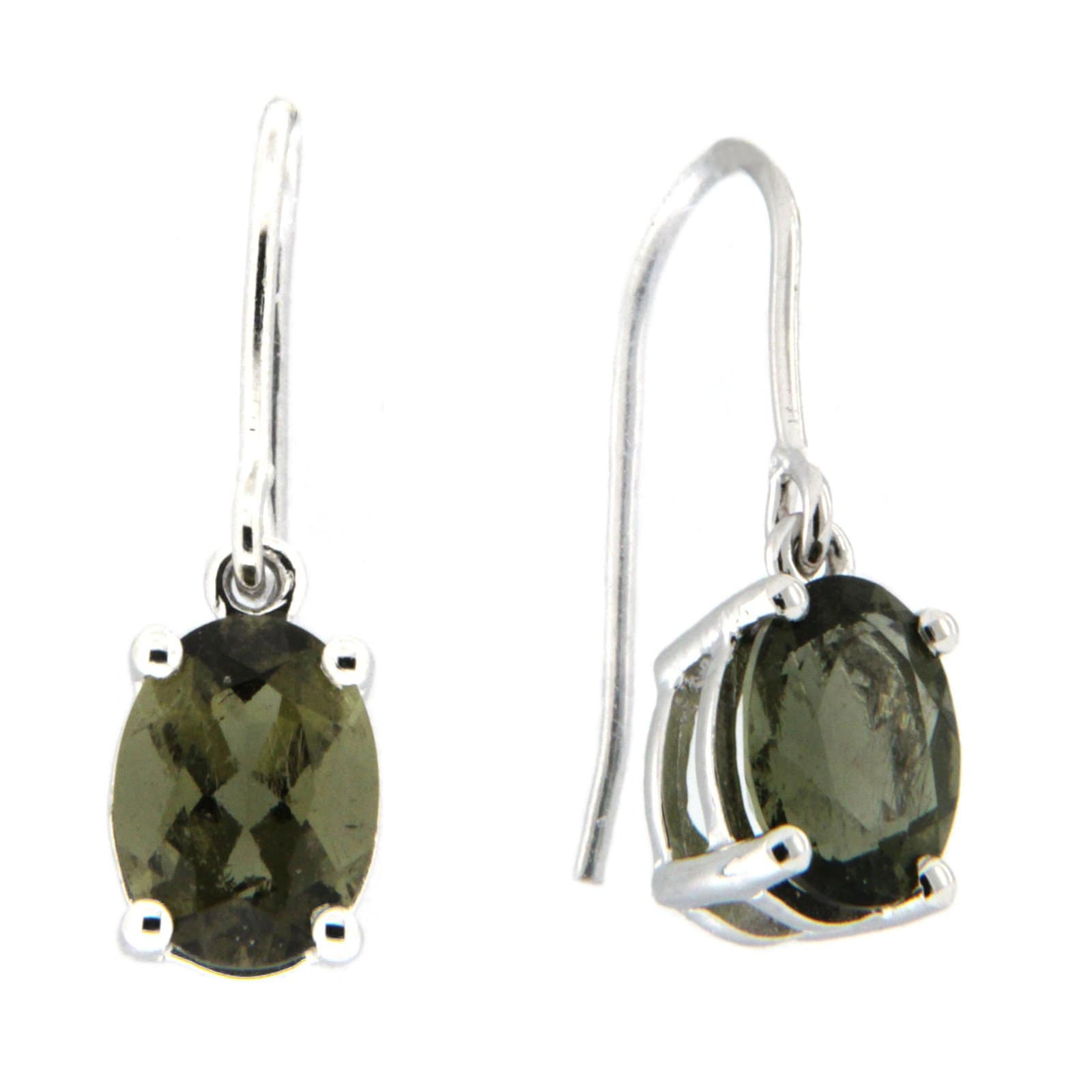 GGL Sterling Silver Moldavite EarRings