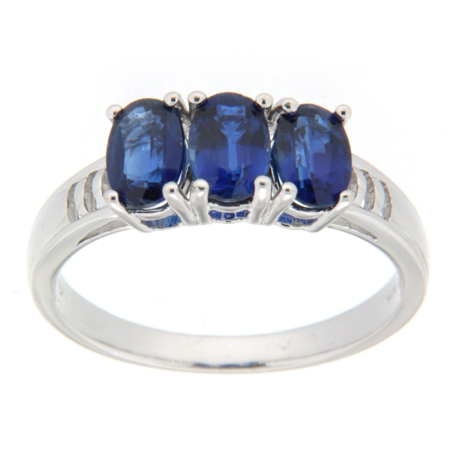 GGL Sterling Silver Blue Kyanite Ring