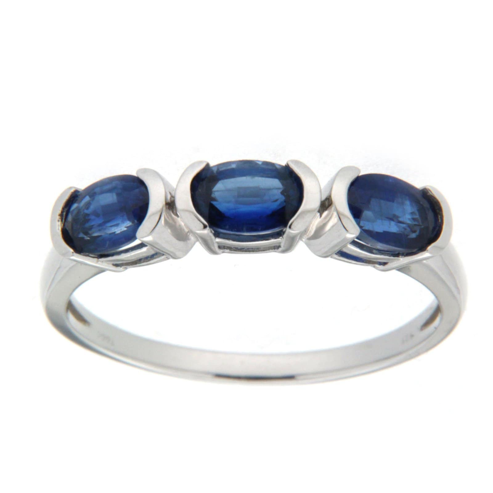 GGL Sterling Silver Blue Kyanite Ring