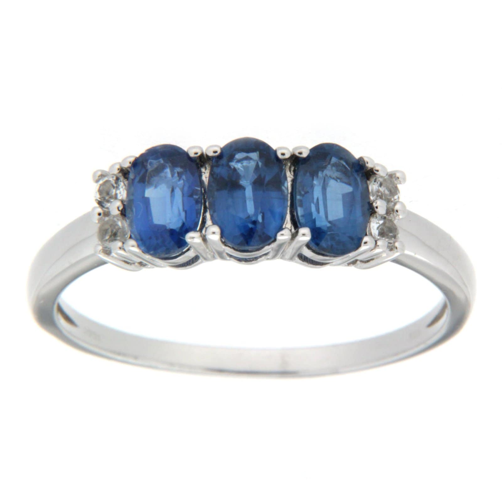 GGL Sterling Silver Blue Kyanite Ring