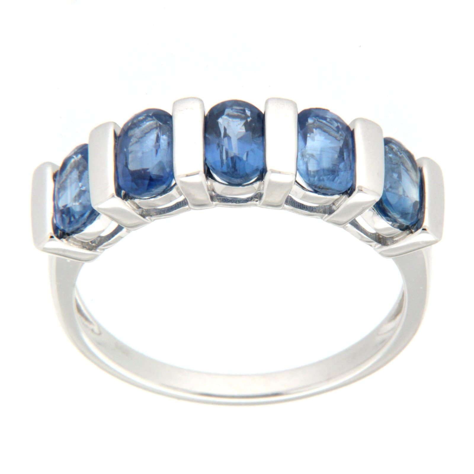 GGL Sterling Silver Blue Kyanite Ring