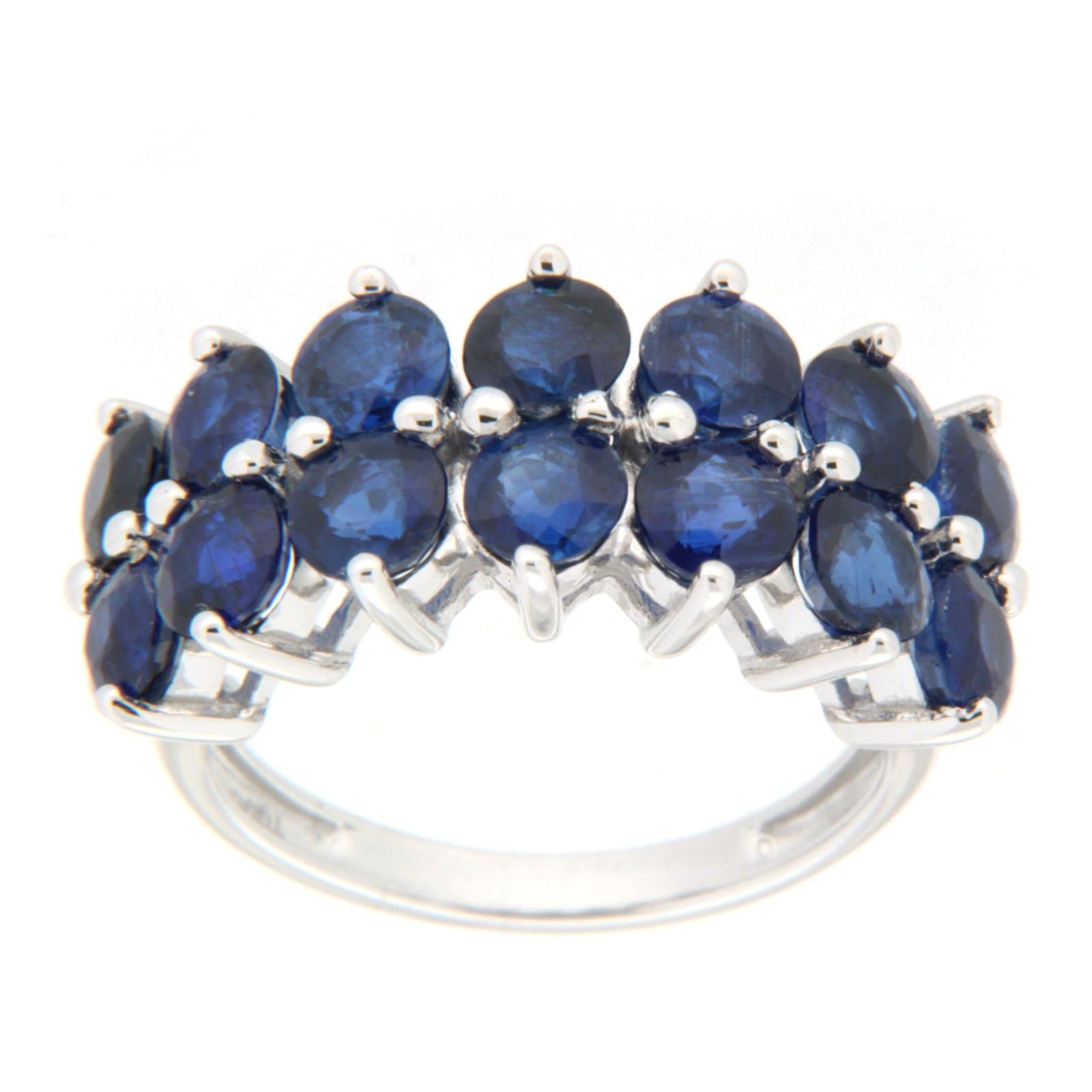 GGL Sterling Silver Blue Kyanite Ring
