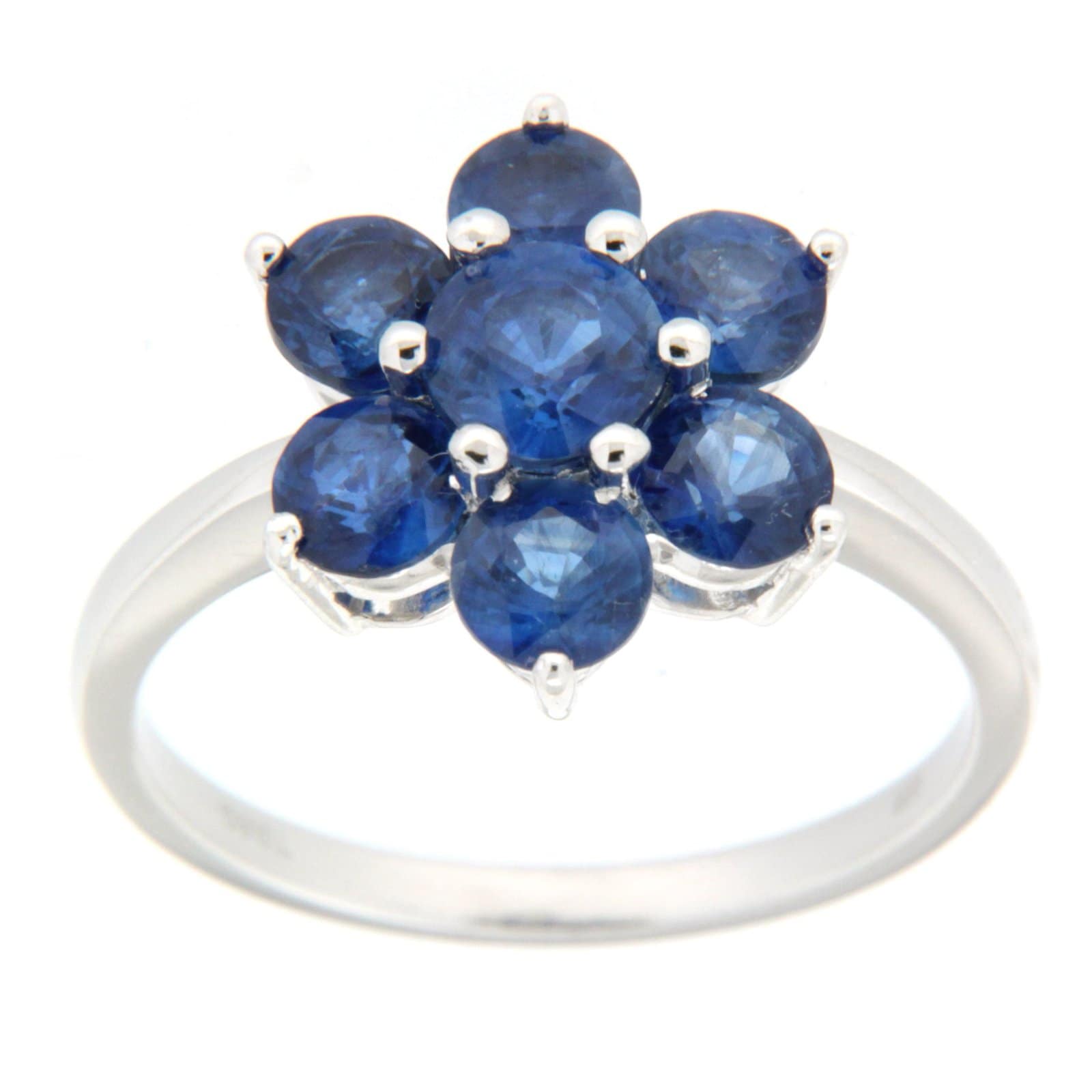 GGL Sterling Silver Blue Kyanite Ring