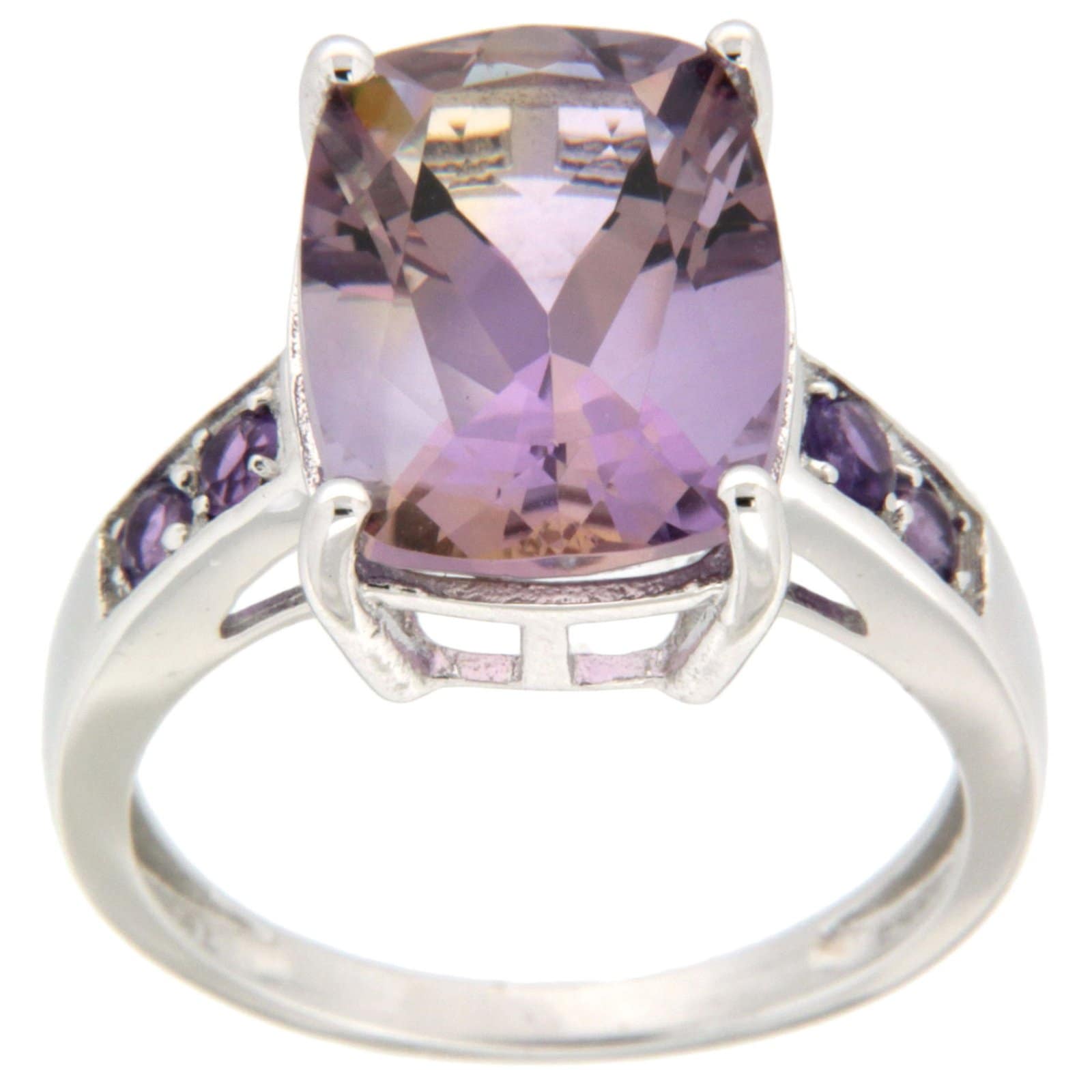 GGL Sterling Silver Blended Ametrine Ring
