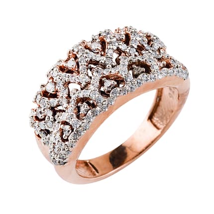 D'SIRE Sterling Silver Ring with CZ (Ready on Order)