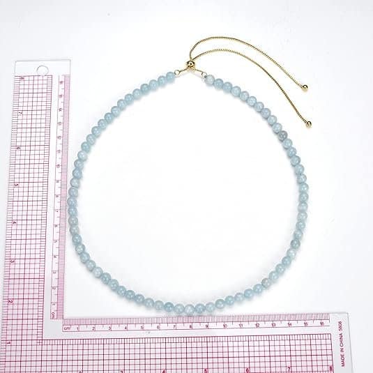 Pearlz Ocean Natural Healing Gemstone Beads - Beaded Strand Mala Necklace Jewelry Accessory Gift for Women Men Unisex - Image 3