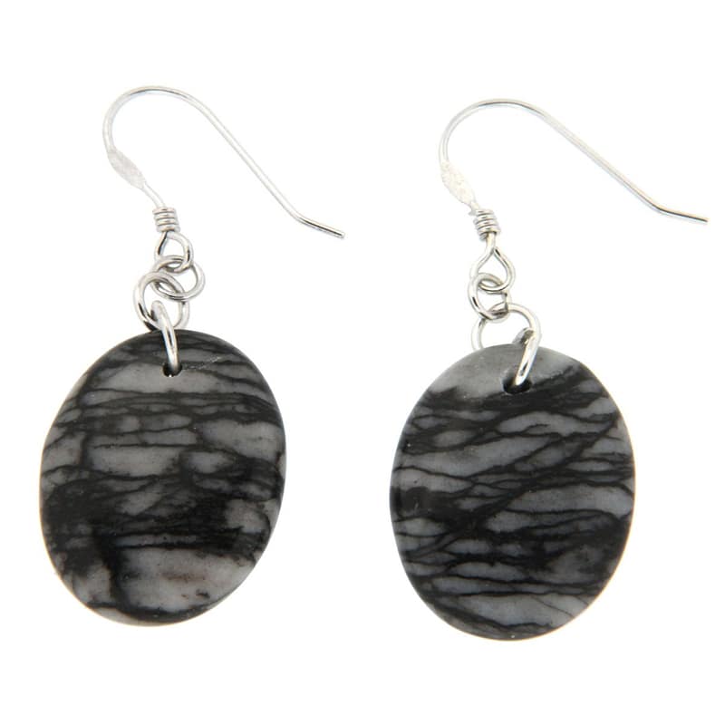Pearlz Ocean Zebra Jasper EarRings